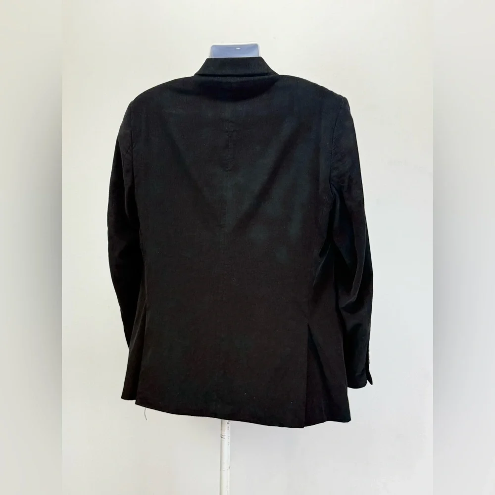 ADOLFO Men's Classic black corduroy blazer size 44R